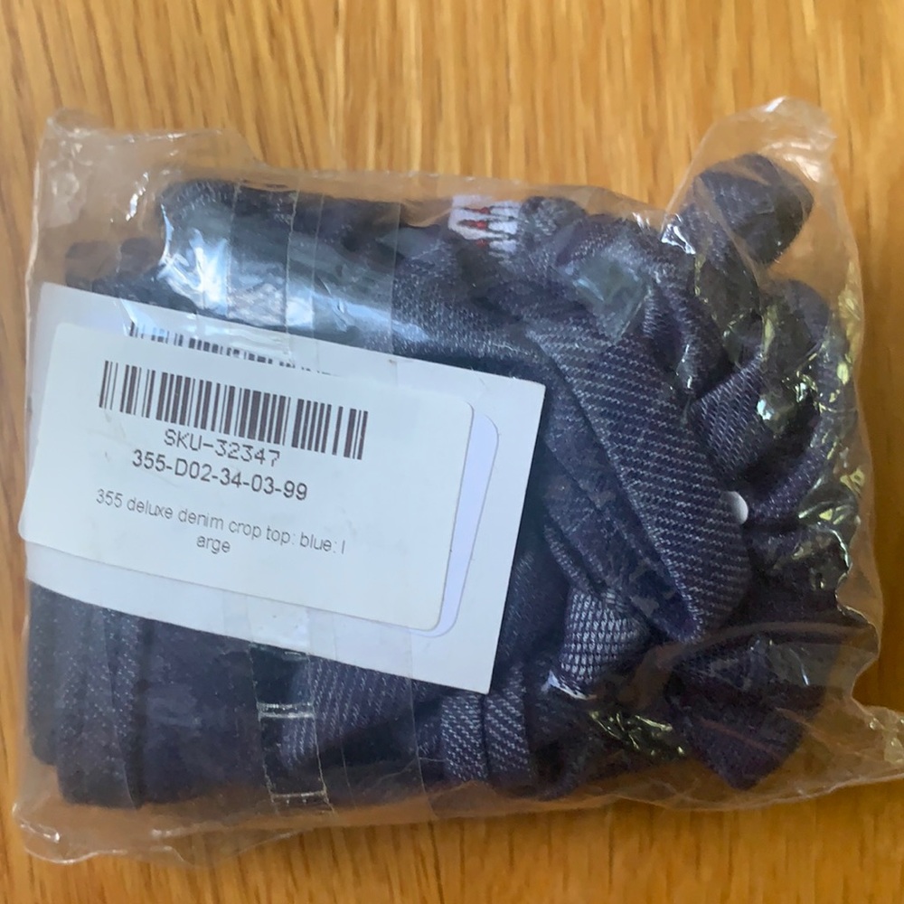 NWT Wicked Weasel Denim bikini. Discontinued